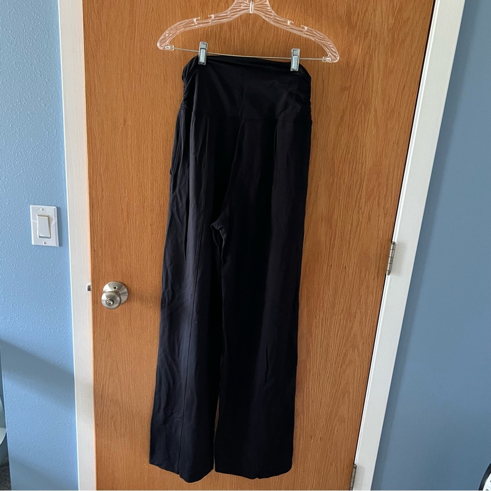 Lululemon Black Wide-Leg Pants - Picture 2 of 3
